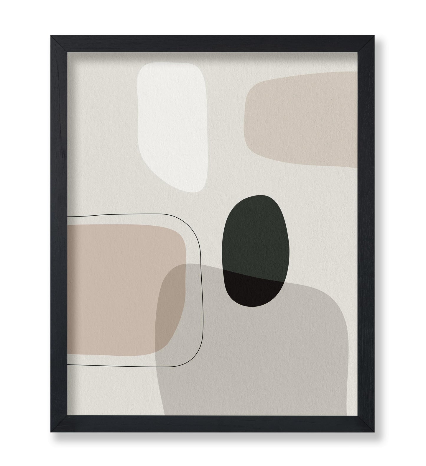 Abstract Beige Shapes