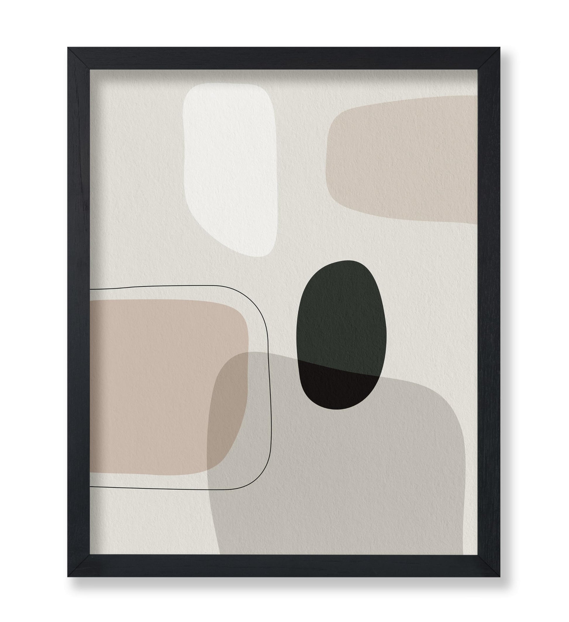 Abstract Beige Shapes