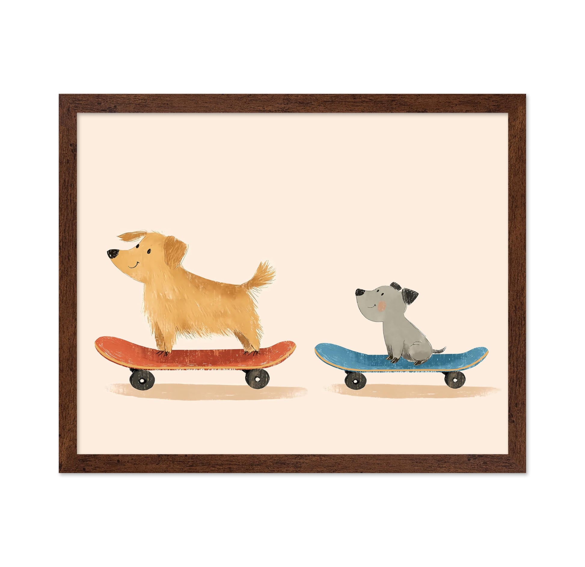 Skateboarding Dog No1