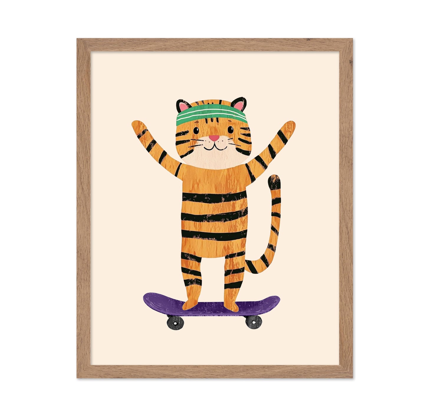 Skateboarding Cat