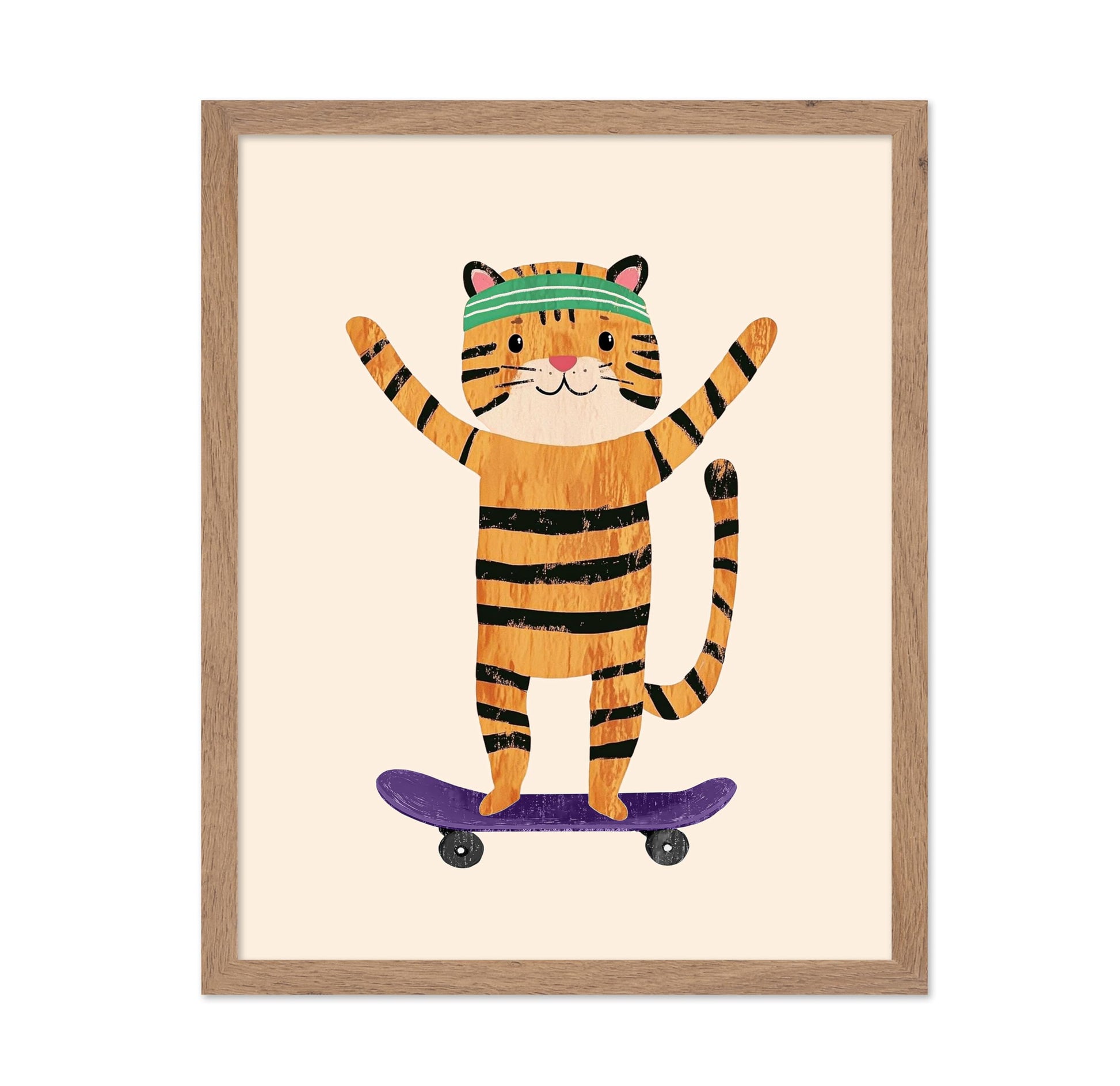 Skateboarding Cat