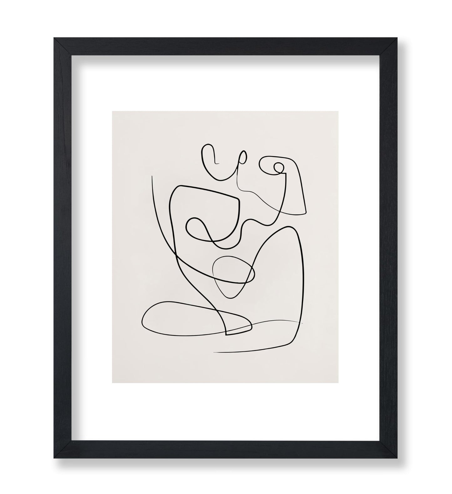 Woman Figure Line Drawing