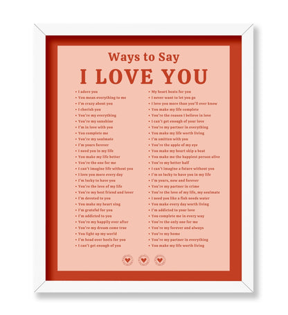 Ways To Say I Love You No3