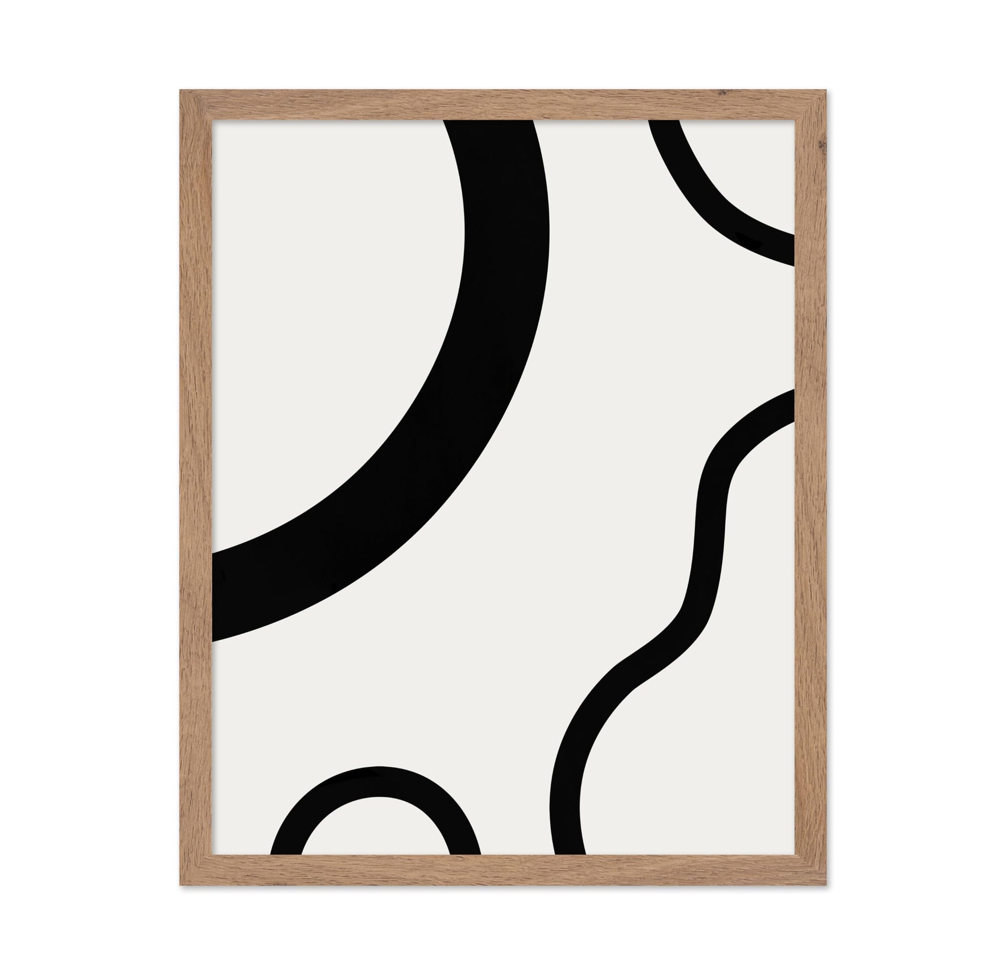 Black Curved Lines