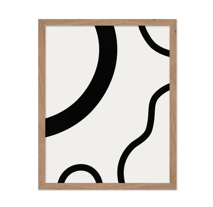 Black Curved Lines
