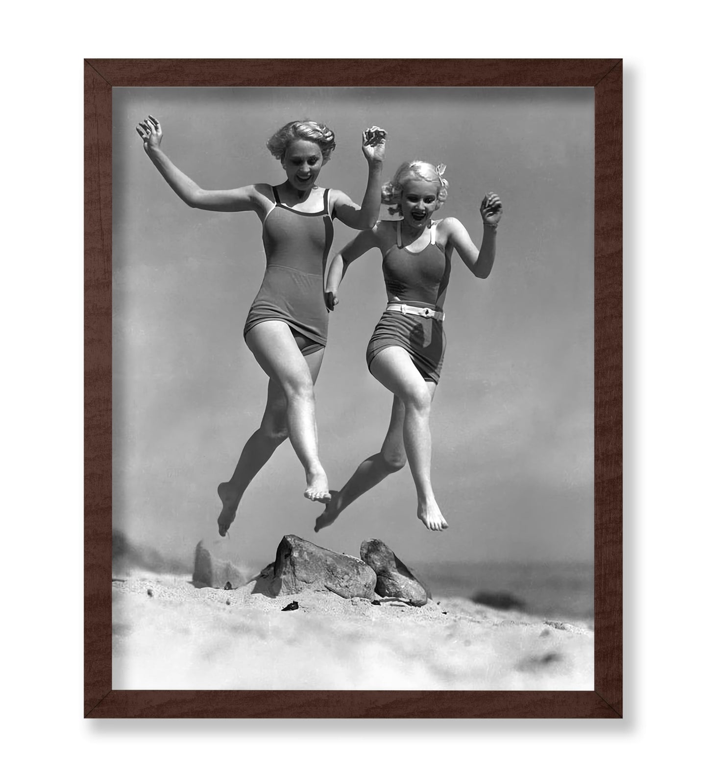 Actresses Running on the Beach