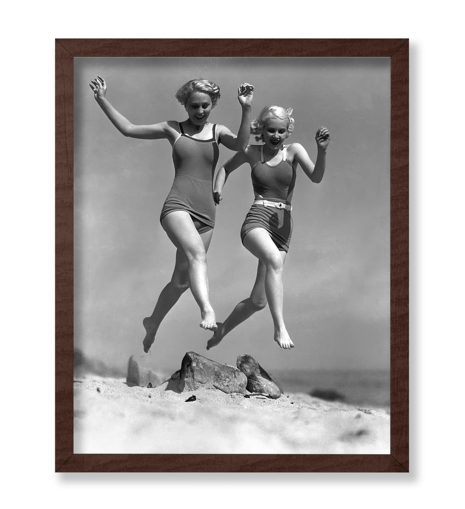 Actresses Running on the Beach