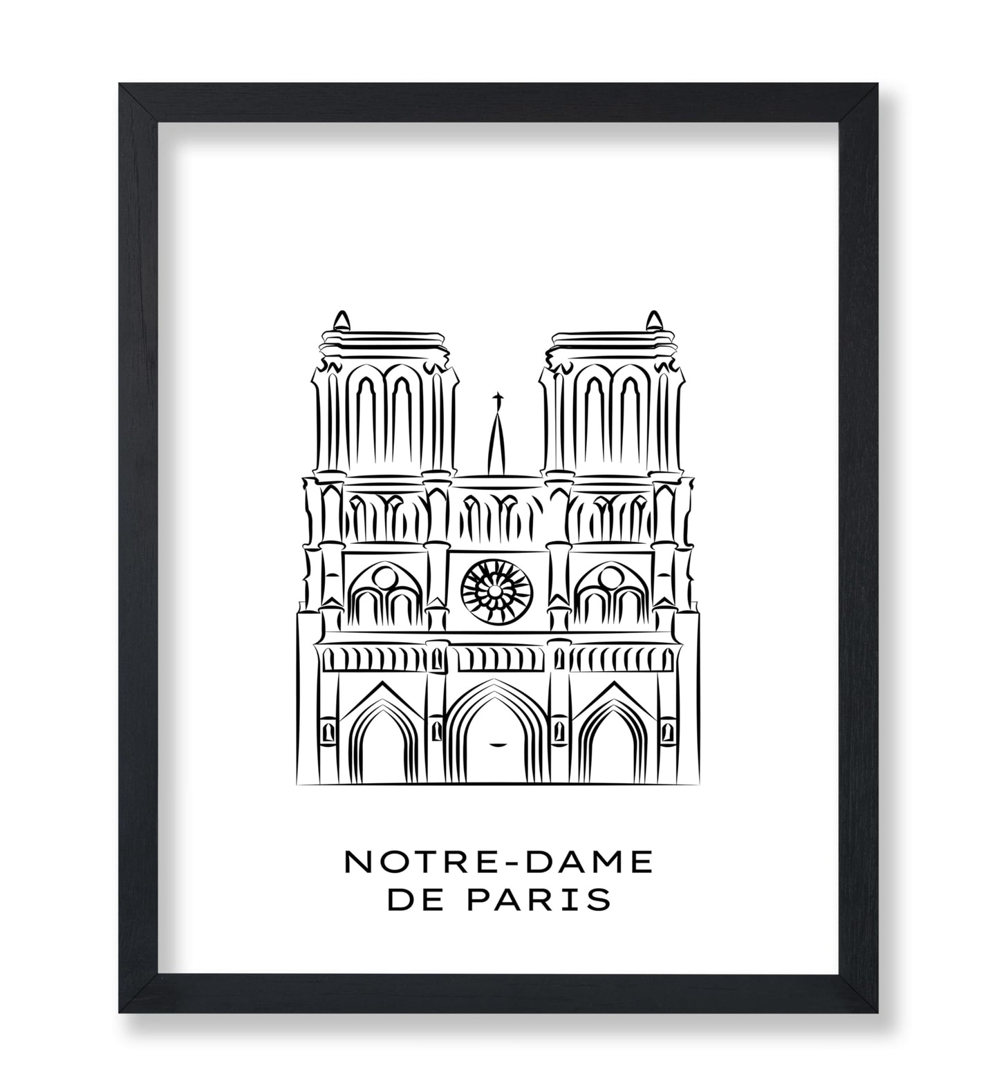 Notre Dame Cathedral Sketch