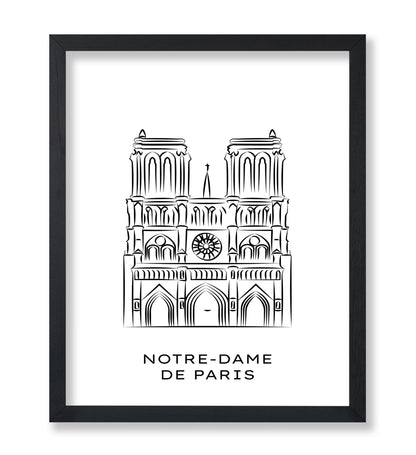 Notre Dame Cathedral Sketch