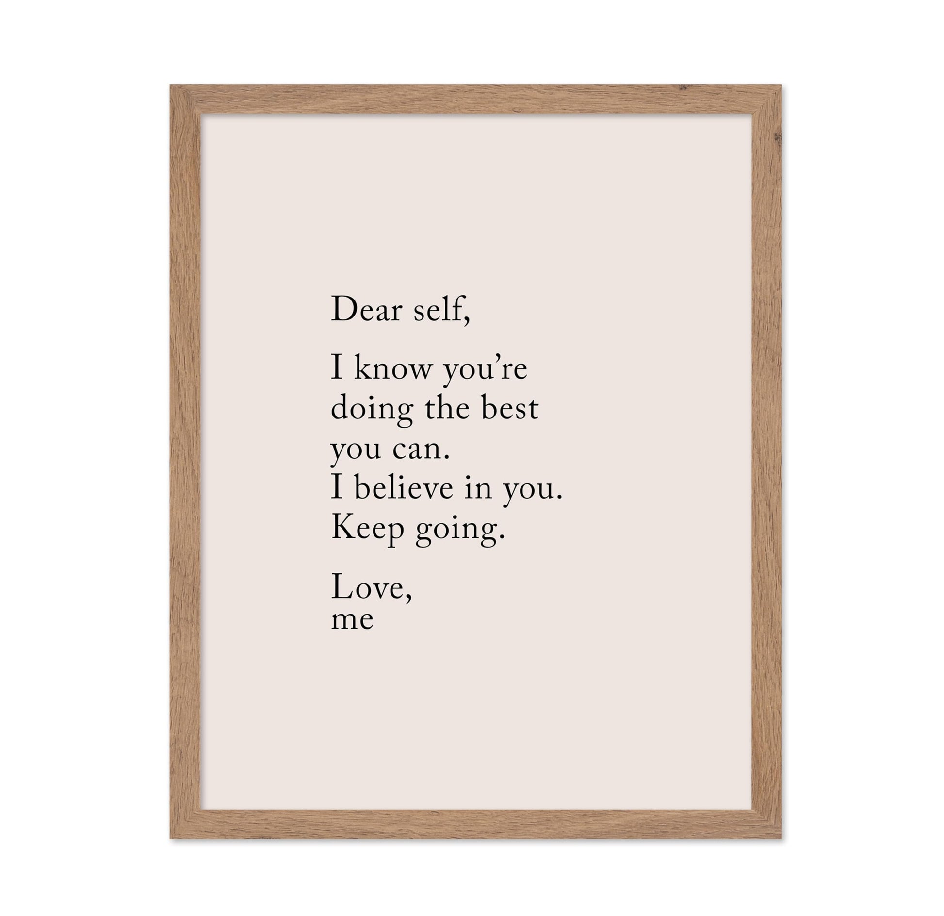I Believe In You Keep Going