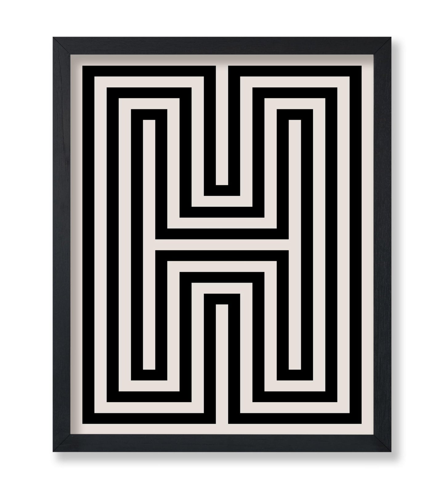 Abstract Letter H
