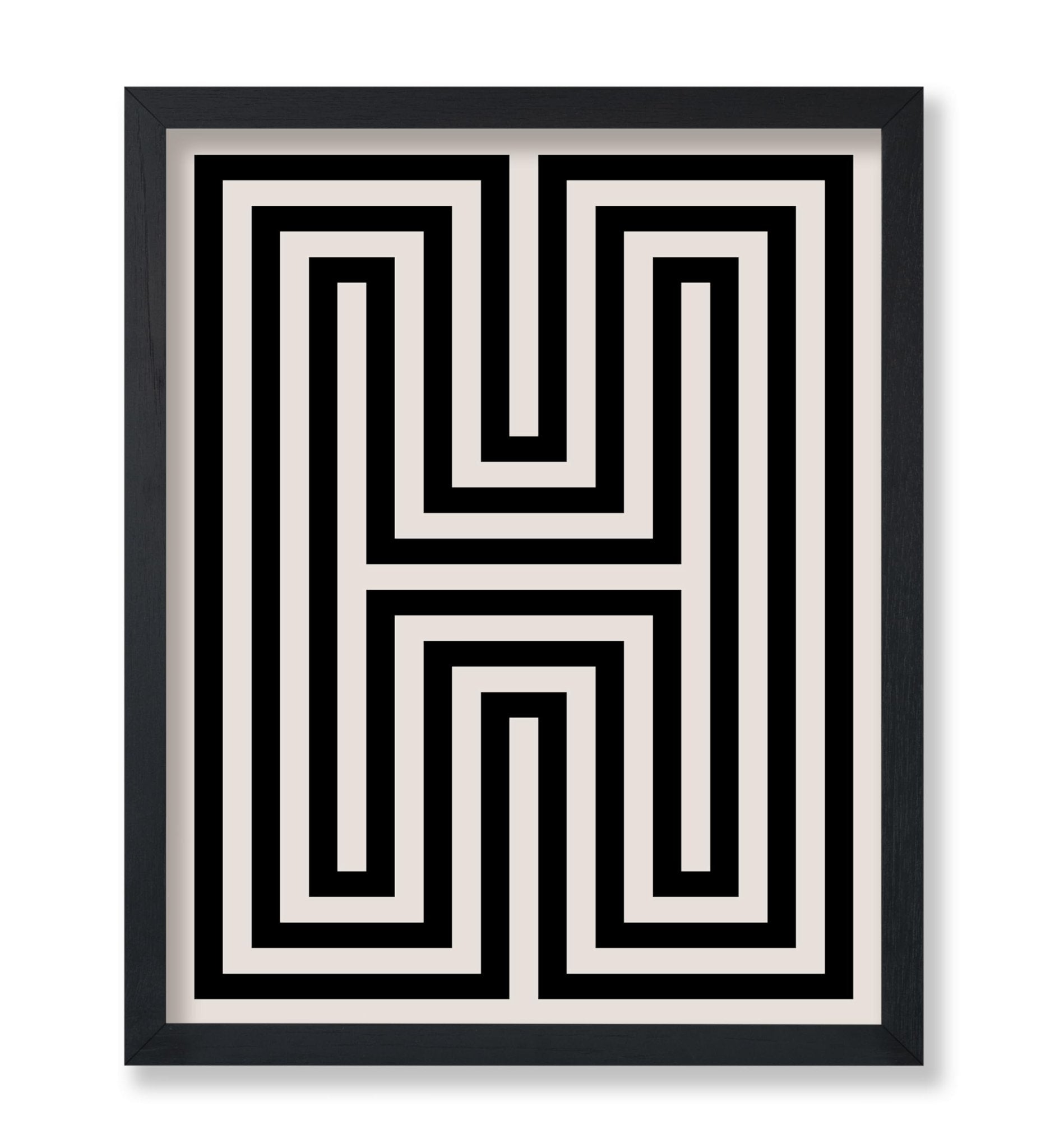 Abstract Letter H