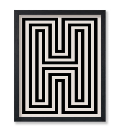 Abstract Letter H
