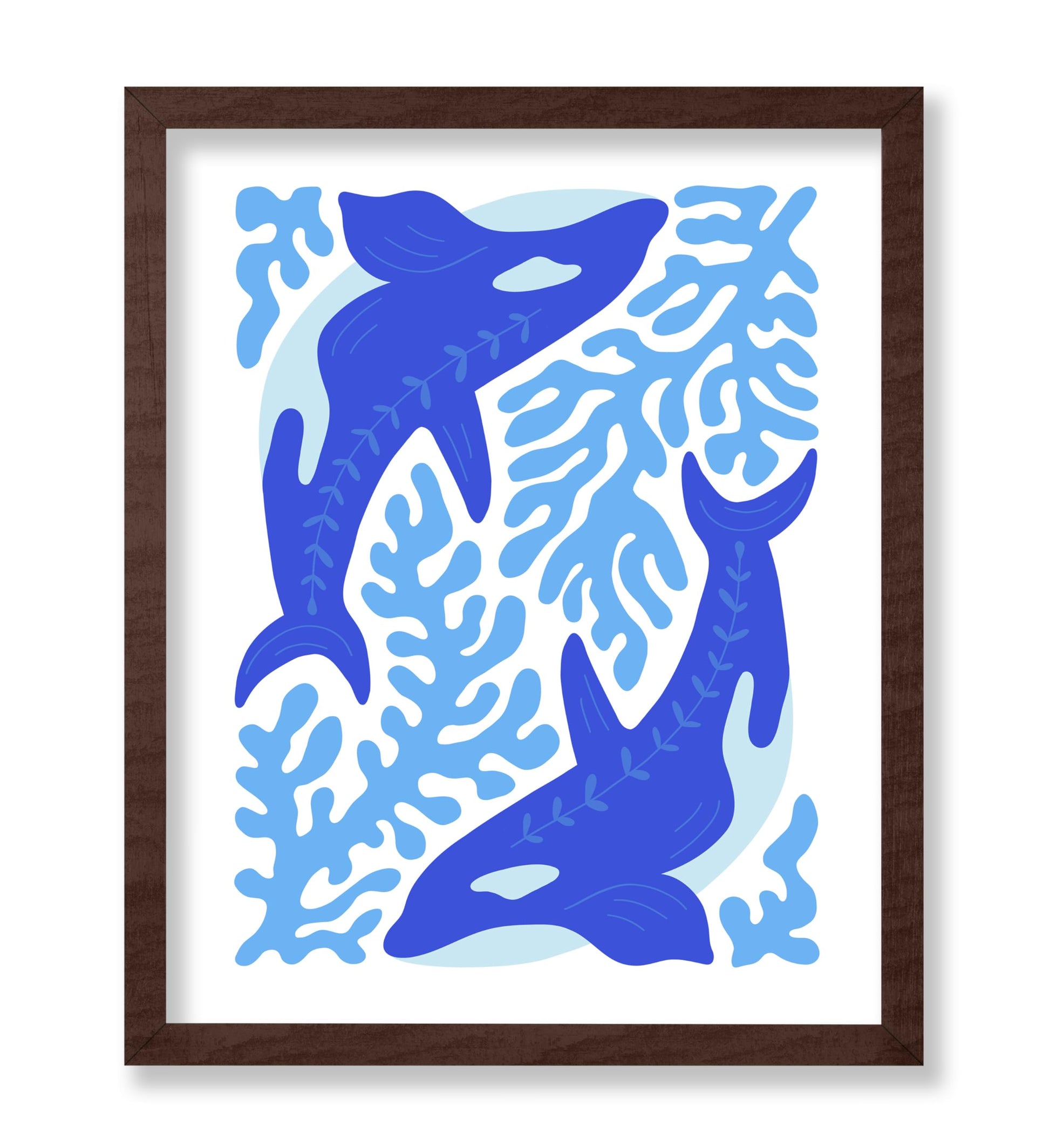 Groovy Blue Orcas