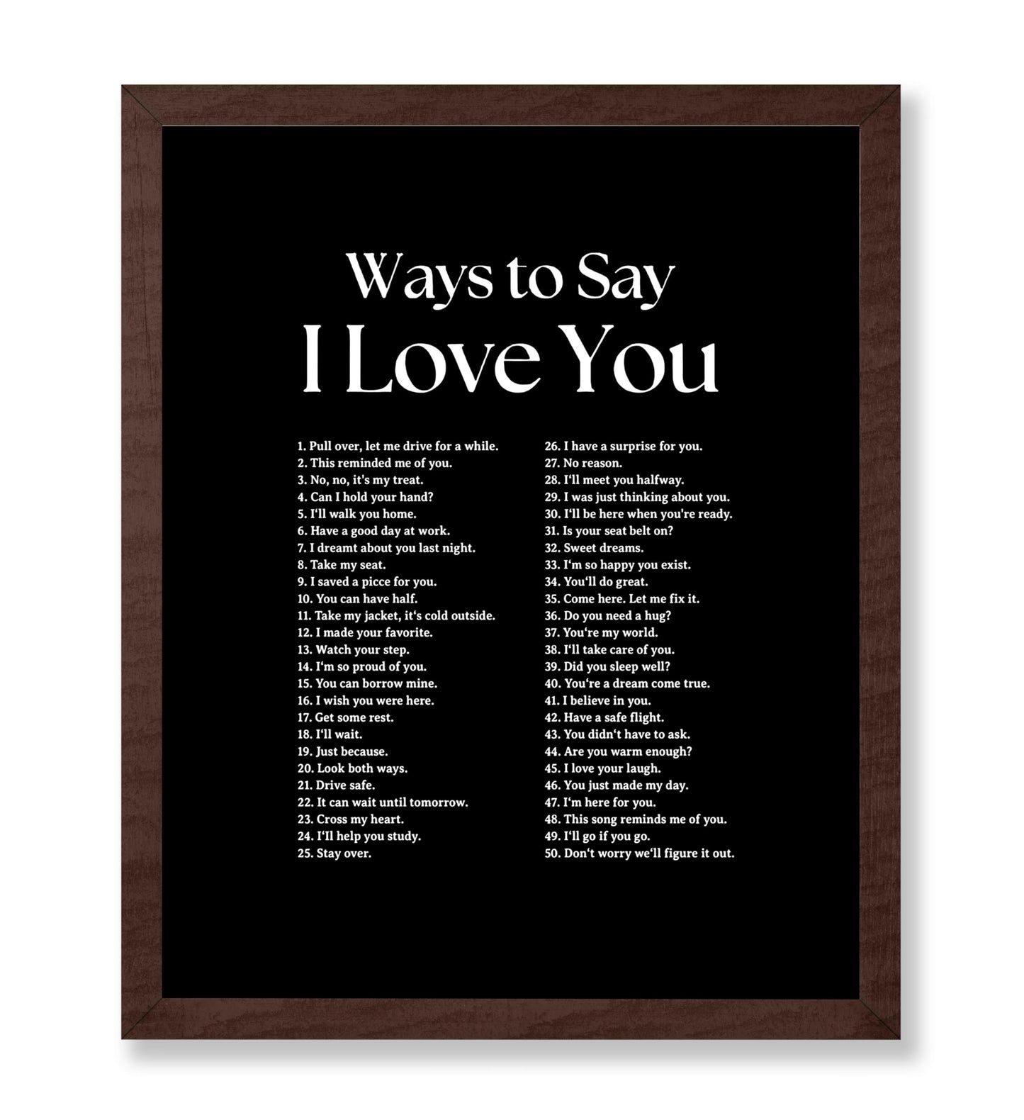 Ways To Say I Love You No6