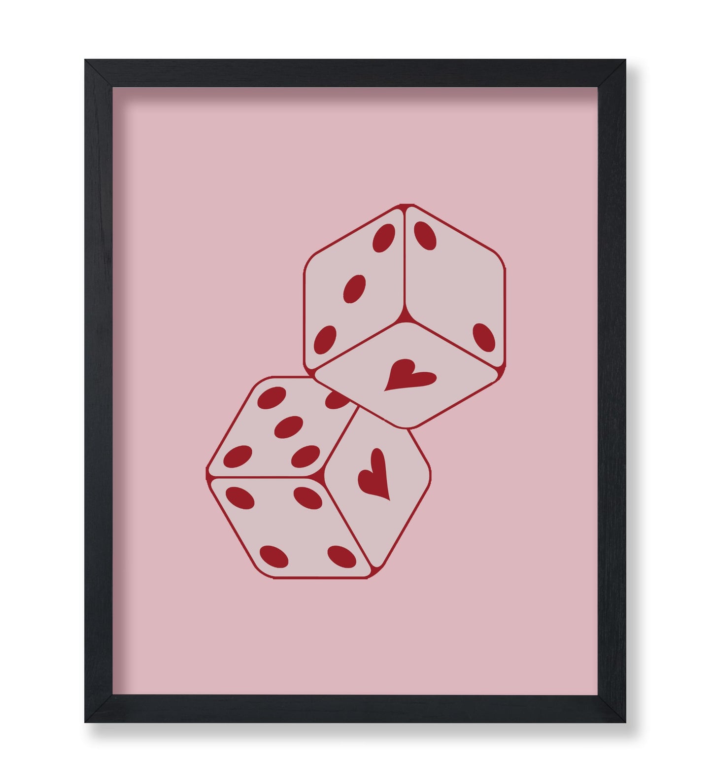 Chic Heart Dice