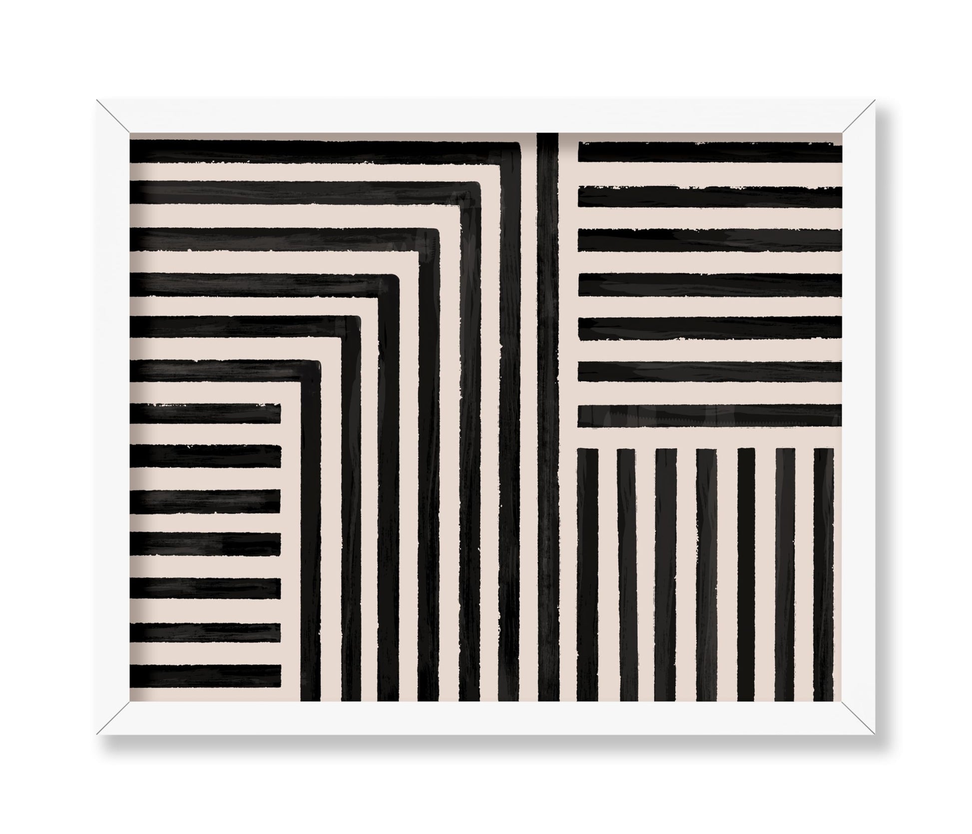 Geometric Line Drawing No1