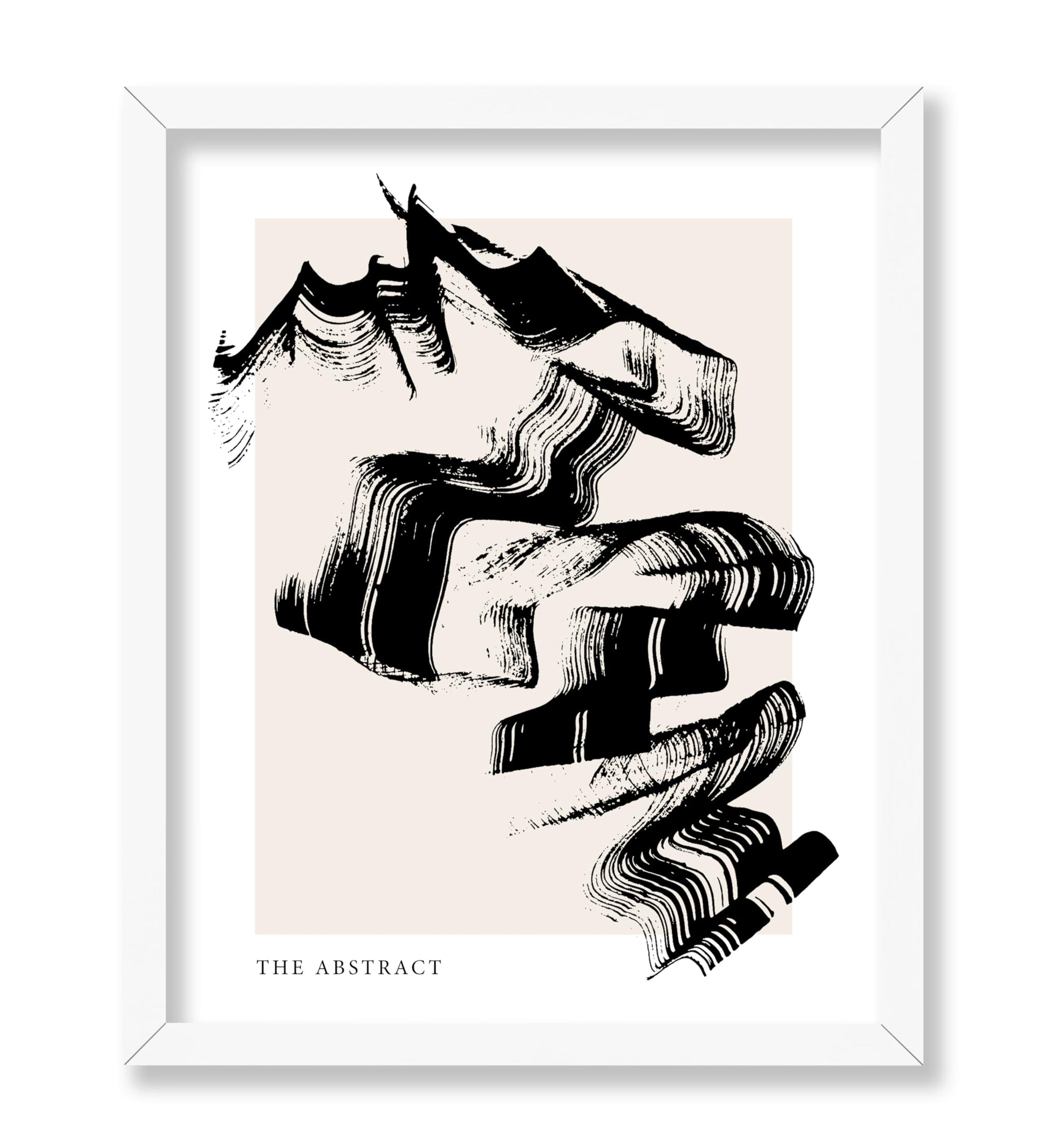 Black Brush Strokes No5