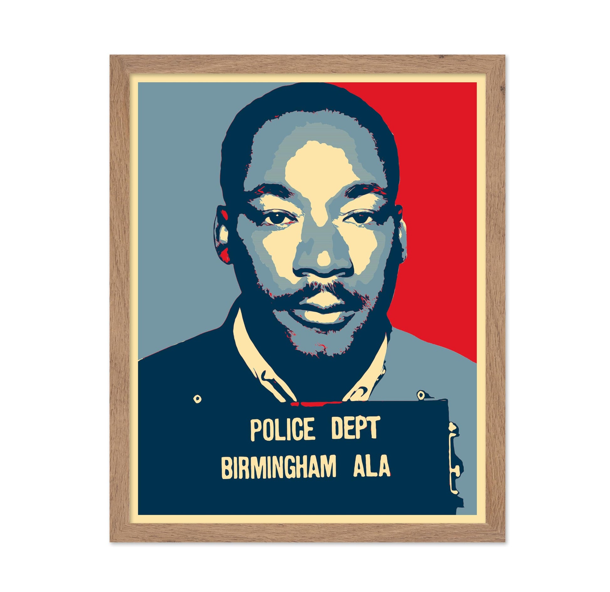 Martin Luther King Mugshot No1