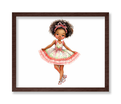 Little Black Ballerina Girl No3