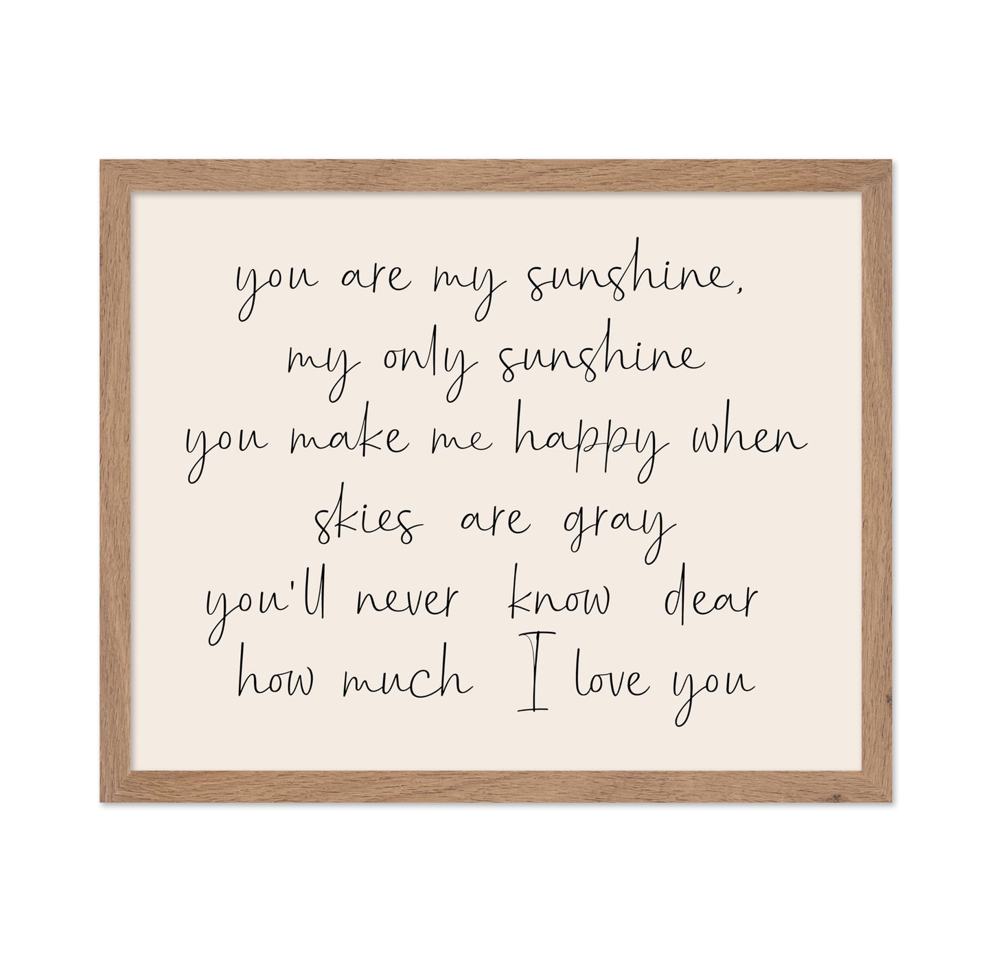You Are My Sunshine No5