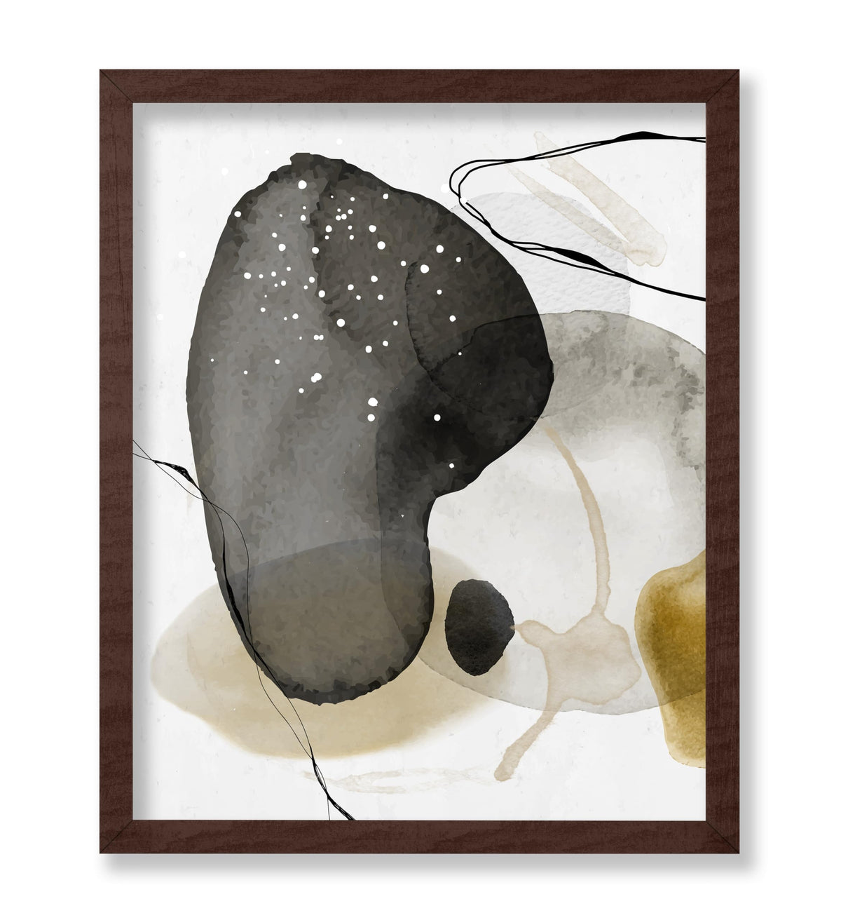 Watercolor Circles No2