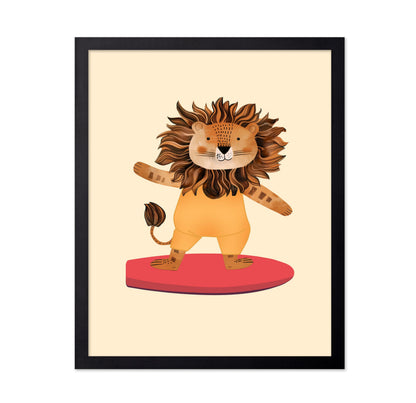 Surfing Lion