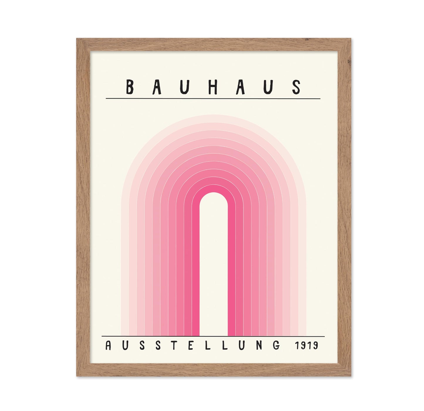 Pink Bauhaus Ausstellung 1919