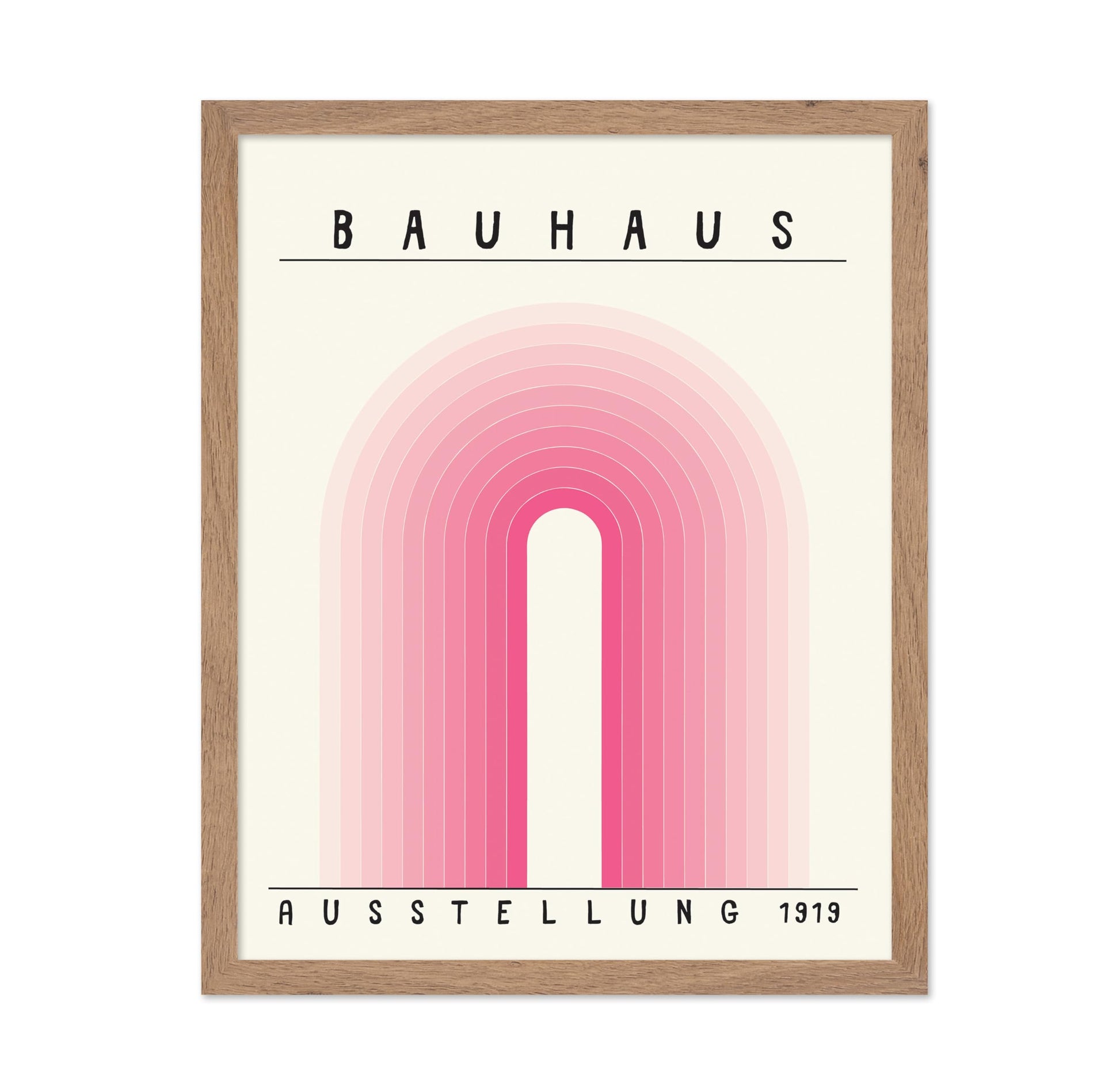 Pink Bauhaus Ausstellung 1919