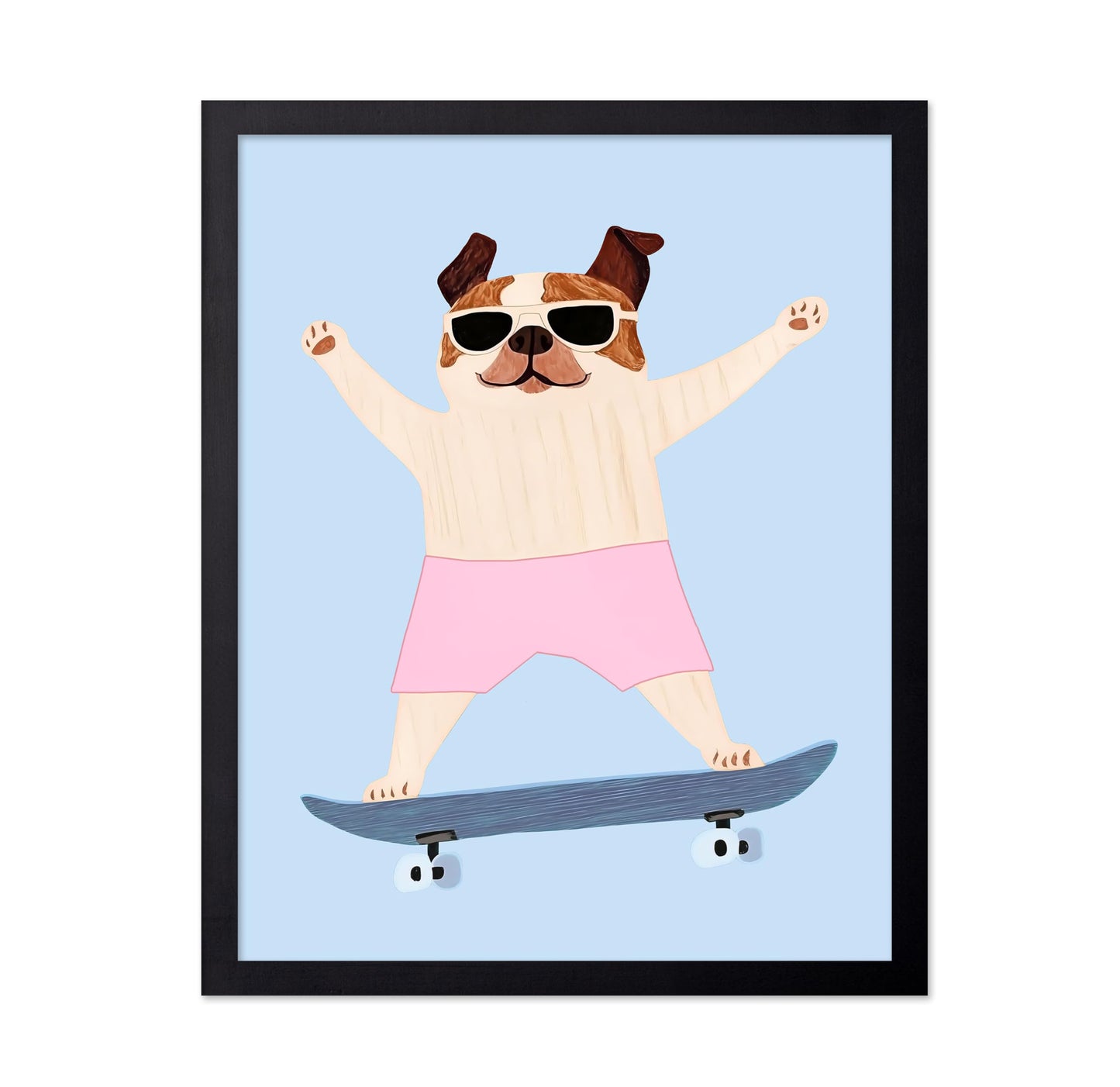 Skateboarding Dog