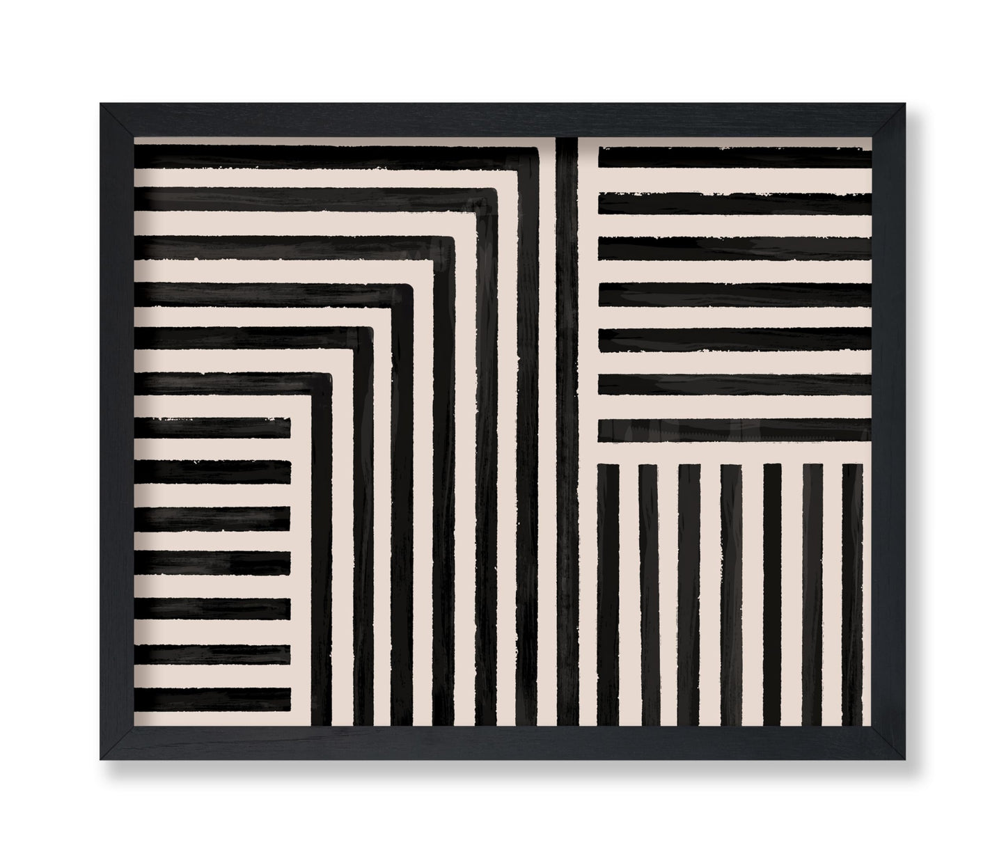 Geometric Line Drawing No1