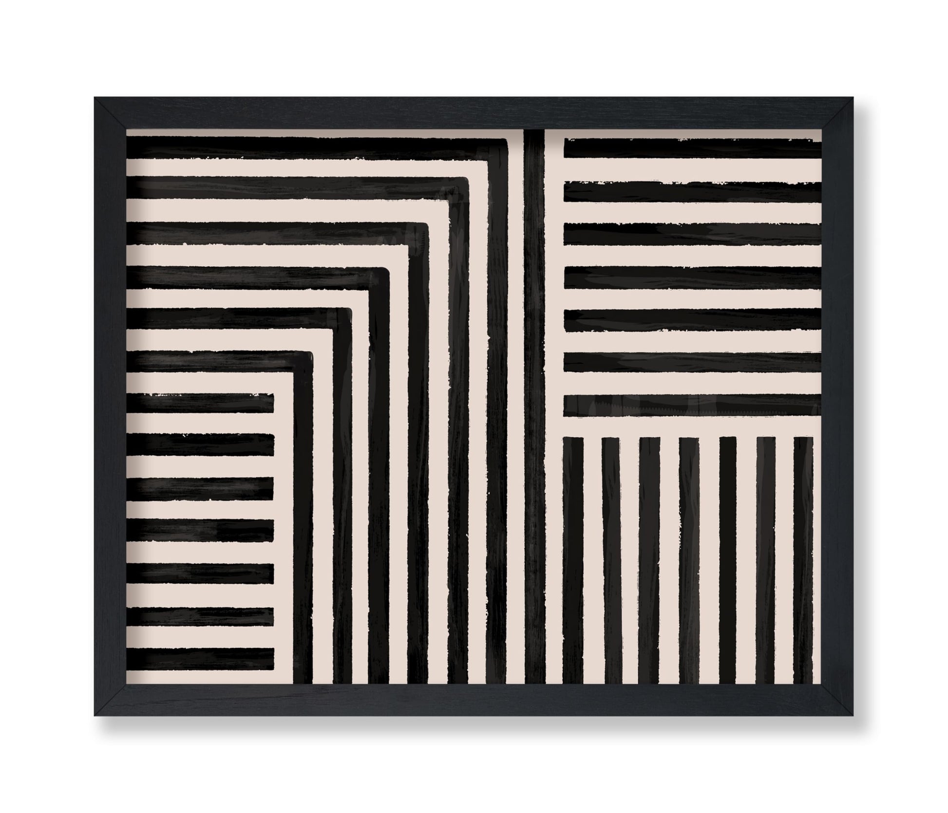 Geometric Line Drawing No1