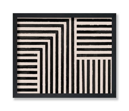Geometric Line Drawing No1