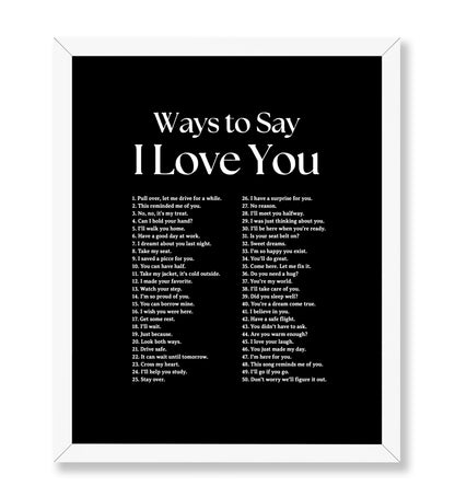 Ways To Say I Love You No6