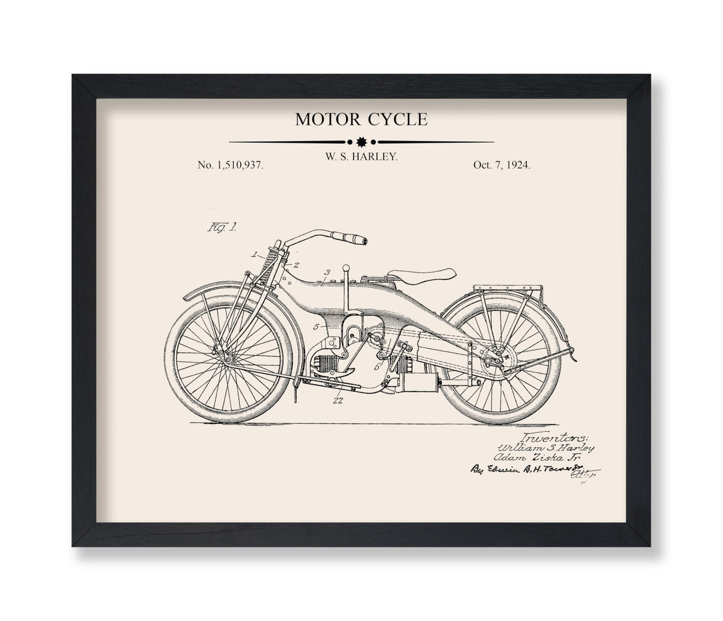 Motorcycle Blueprint No3