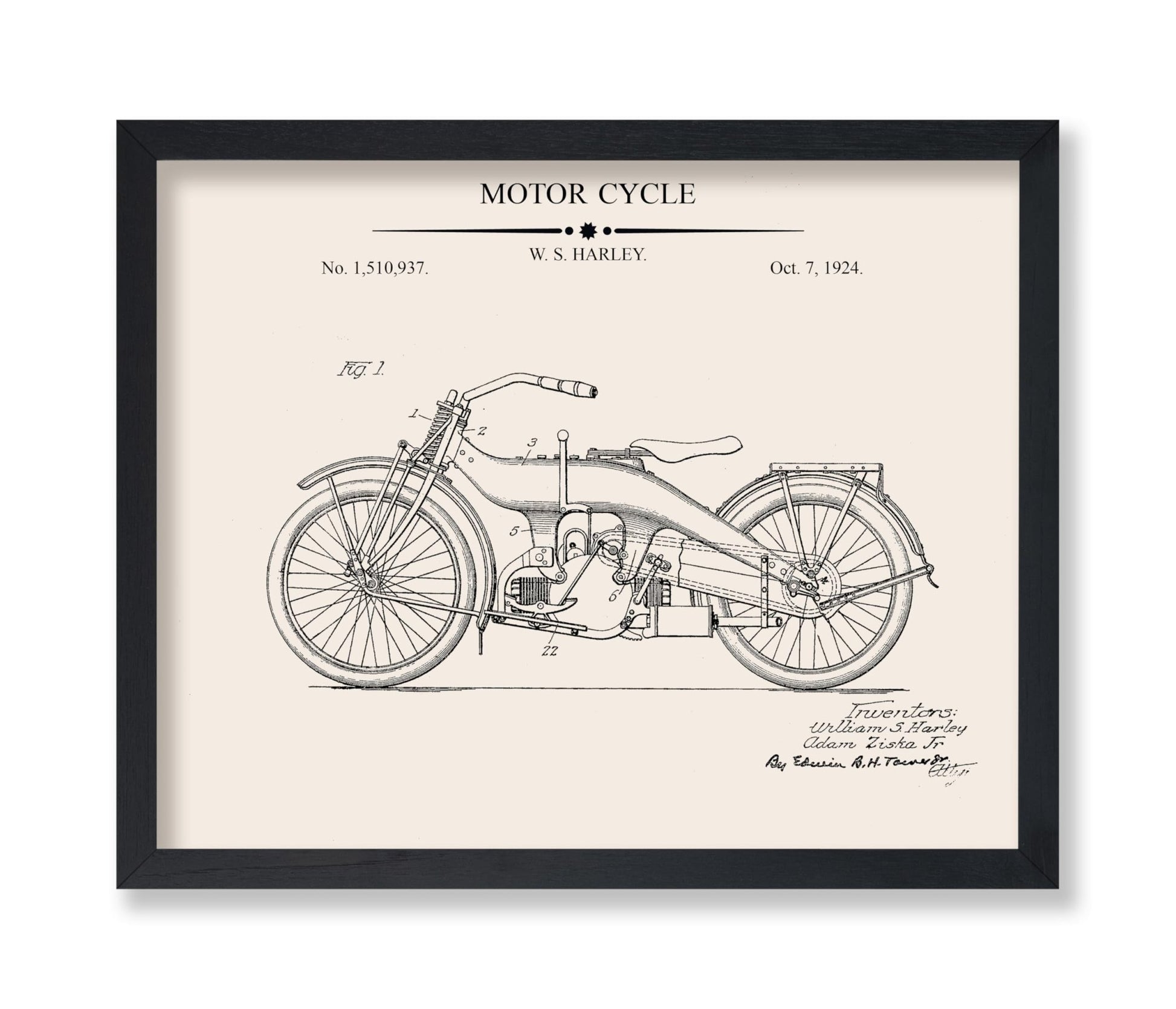 Motorcycle Blueprint No3