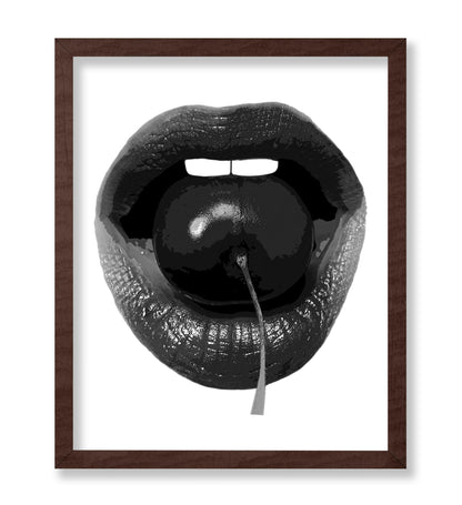 Cherry on Lips