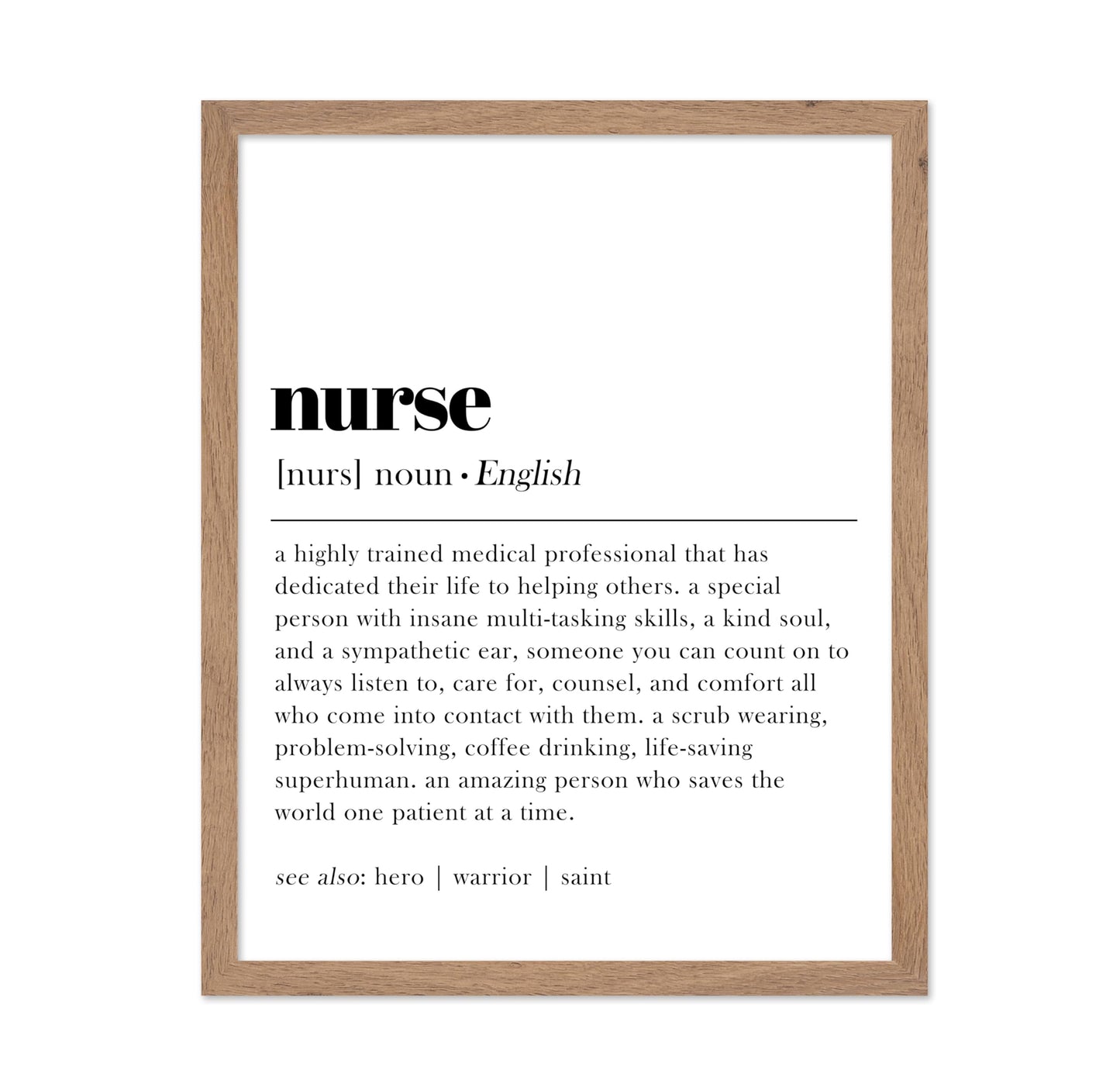 Definition of Nurse