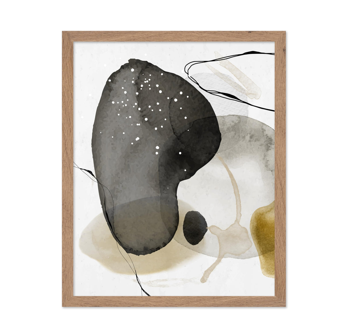 Watercolor Circles No2
