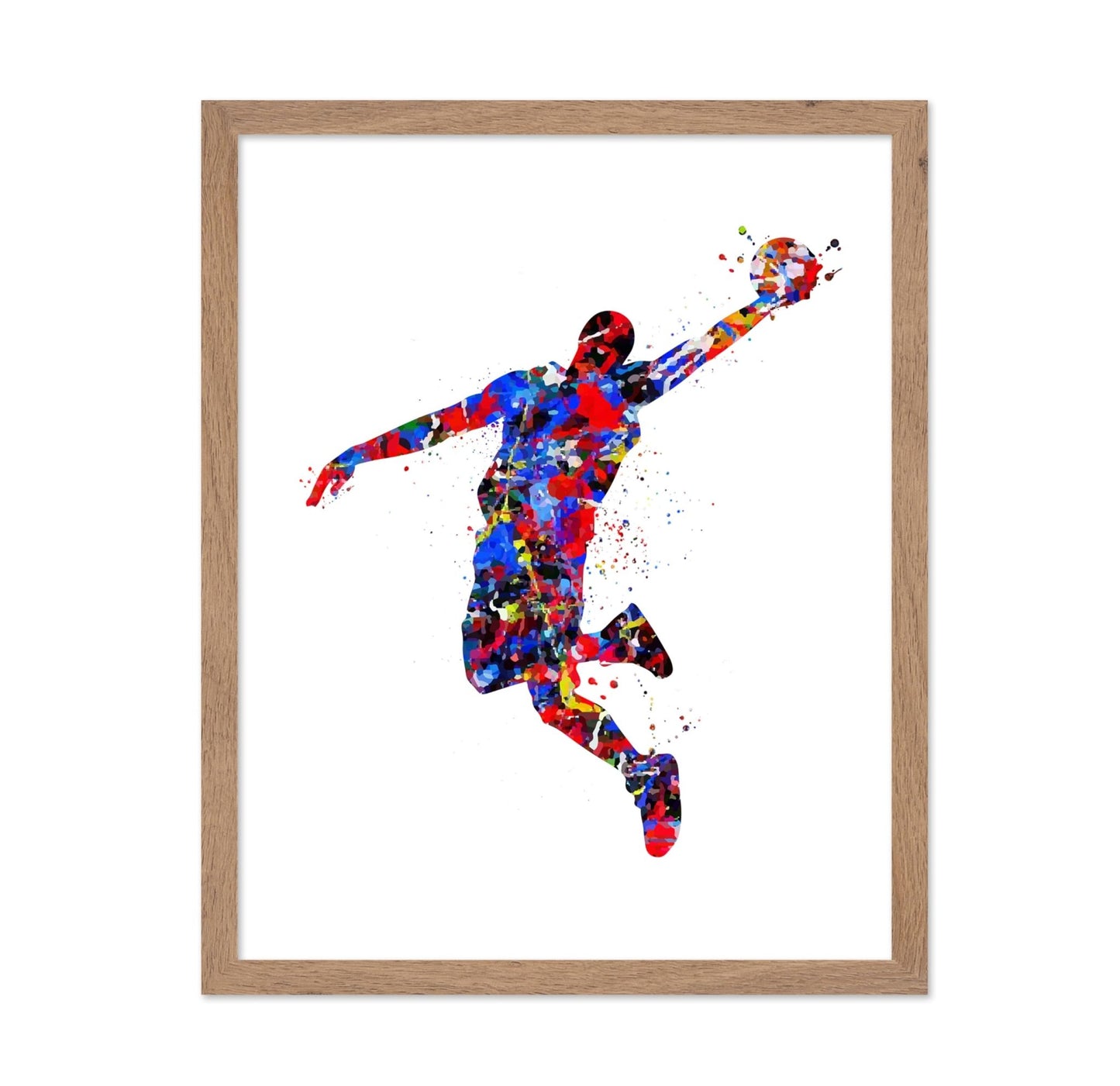 Watercolor Basketball No2