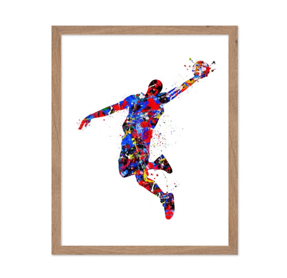 Watercolor Basketball No2