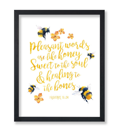 Pleasant Words Are Like Honey No2