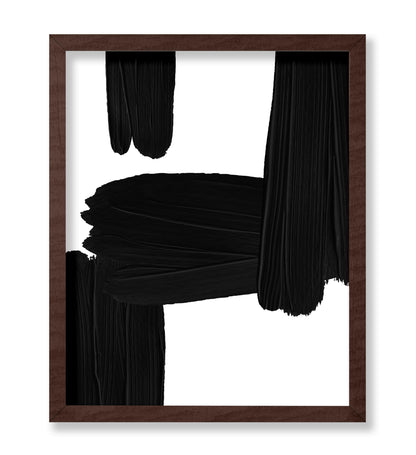 Black Paint Strokes