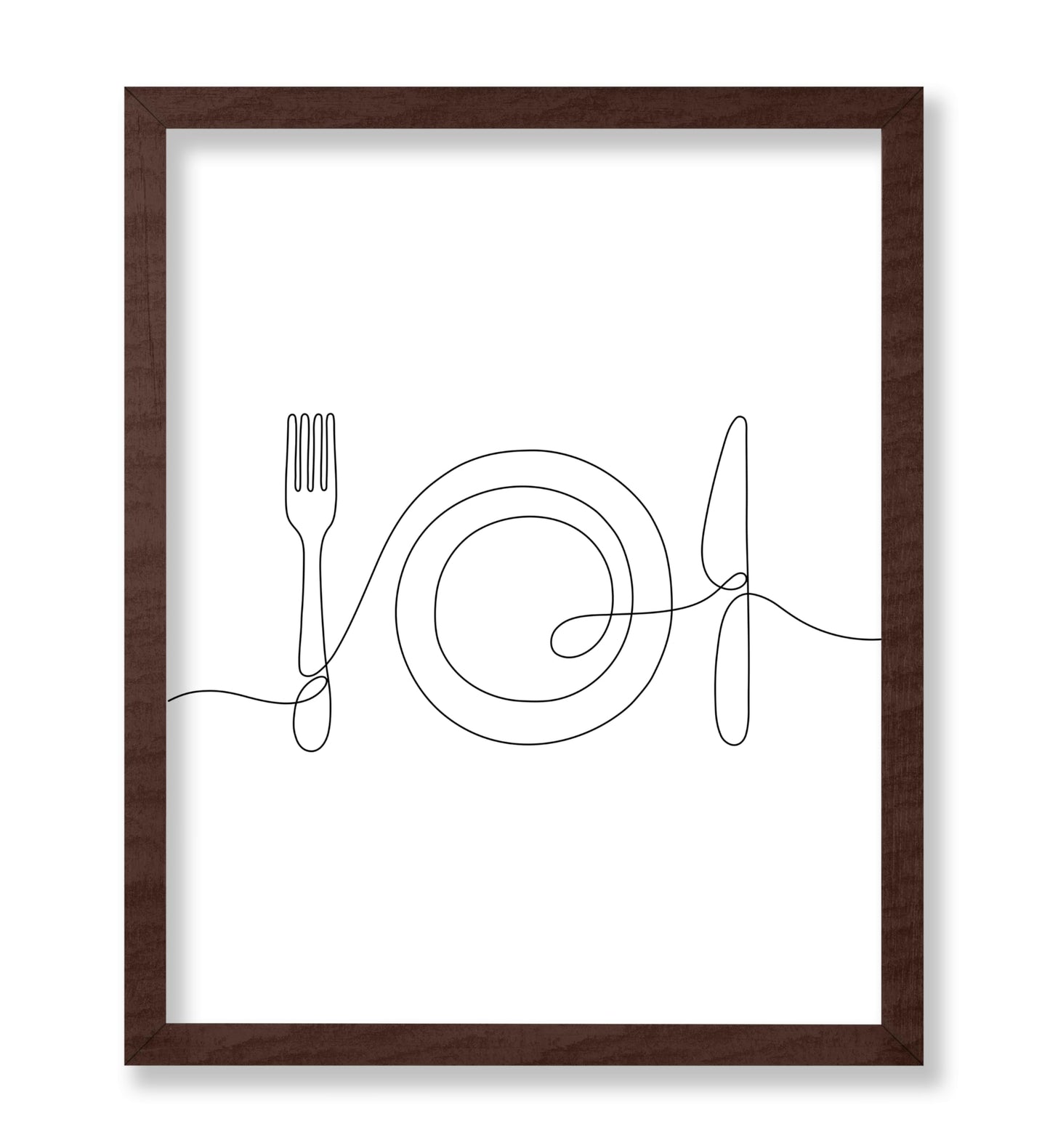 Cutlery Line Drawing