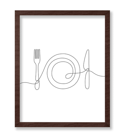 Cutlery Line Drawing