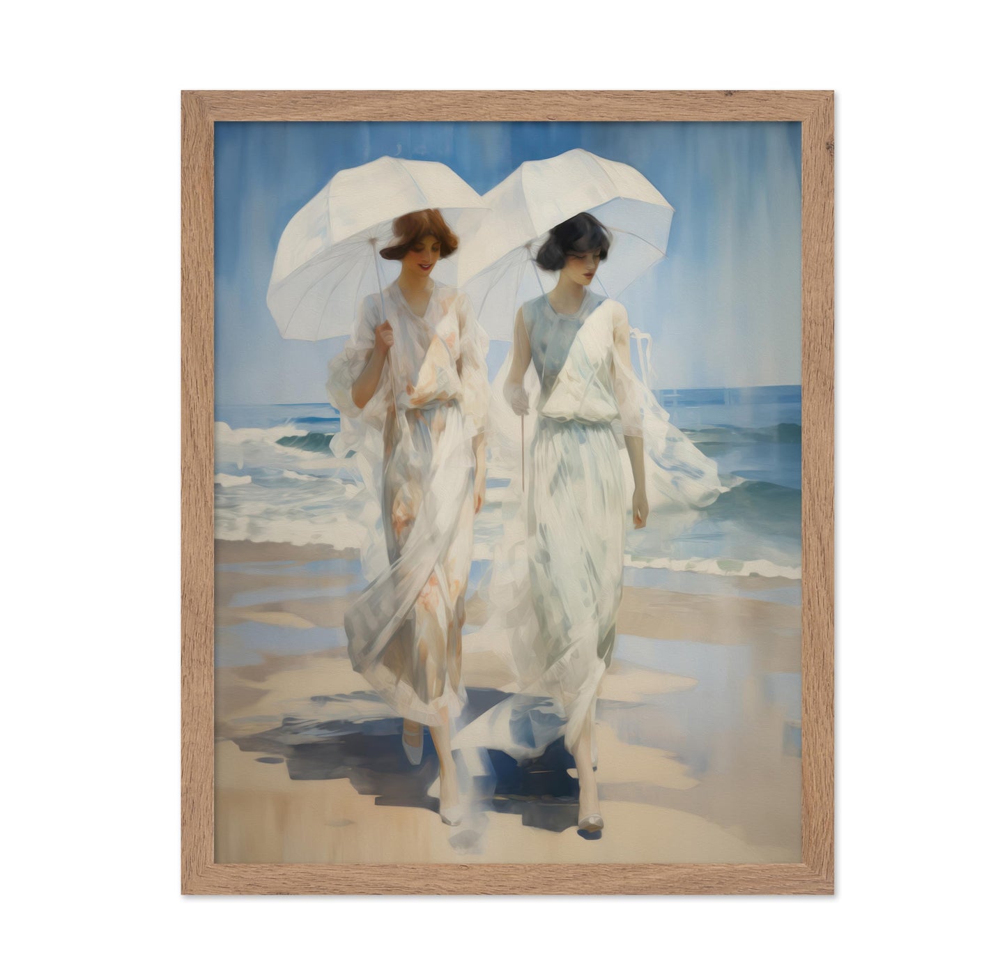 Women Walking on the Beach