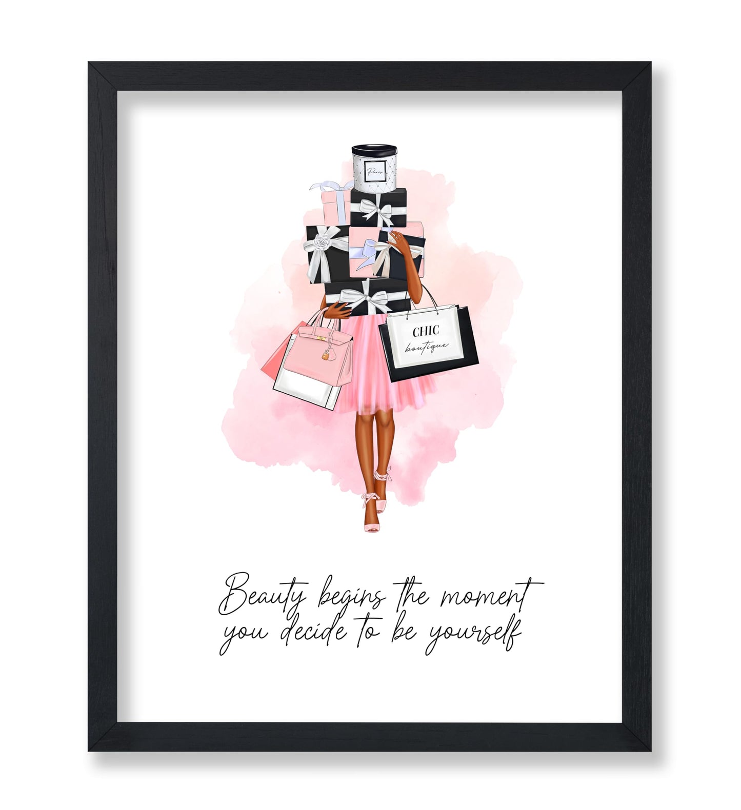 Beauty Begins The Moment You Decide To Be Yourself
