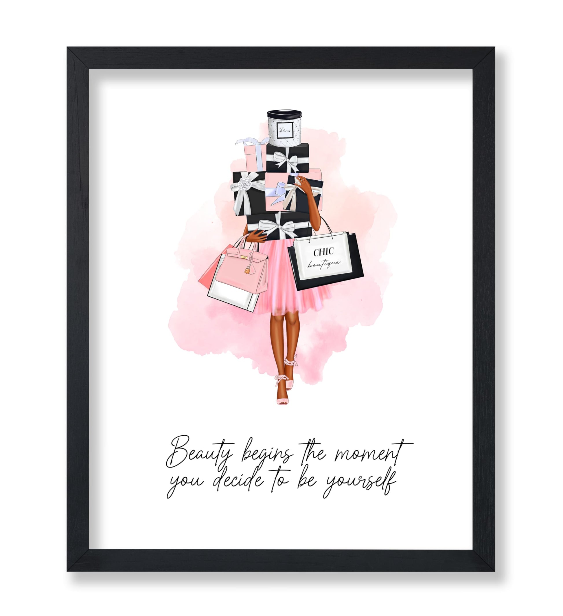 Beauty Begins The Moment You Decide To Be Yourself