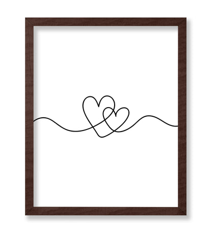 Continuous Line Hearts