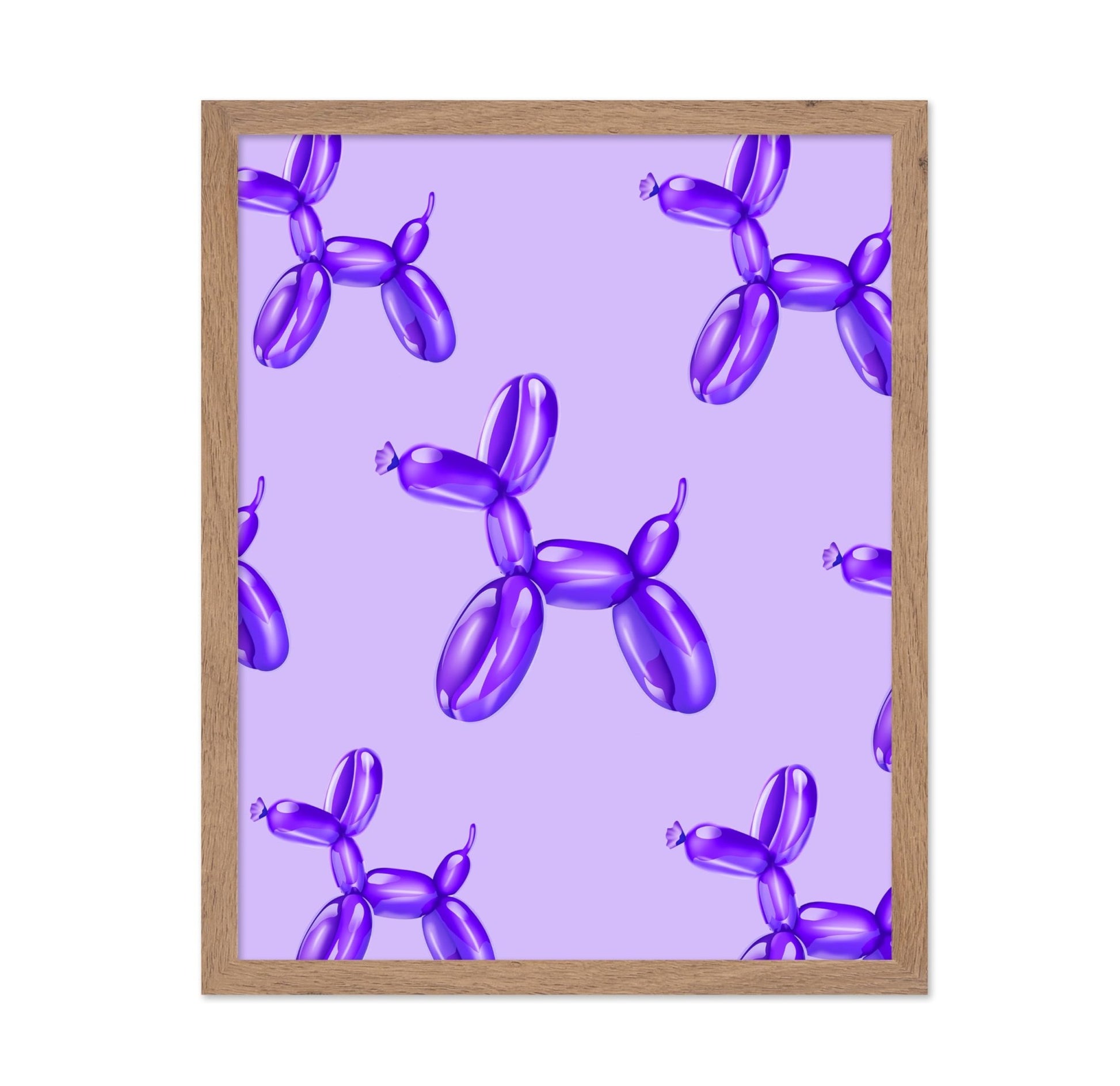 Purple Balloon Dogs